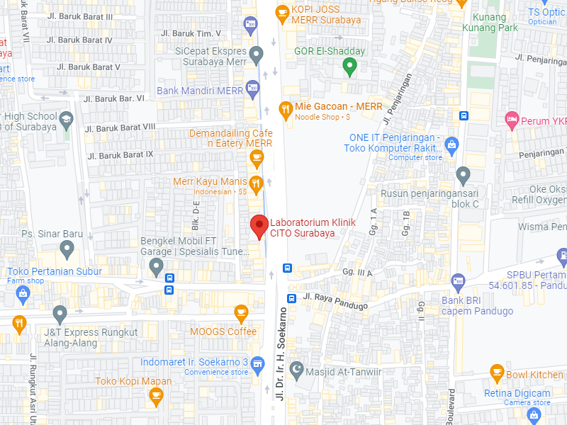 Map CITO Surabaya